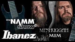 NAMM 2013 Ibanez M8M  Meshuggah Signature 8String Guitar [upl. by Mordecai628]