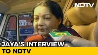 Watch Jayalalithaas Interview to NDTV Before Her Big 2011 Comeback [upl. by Nedak]