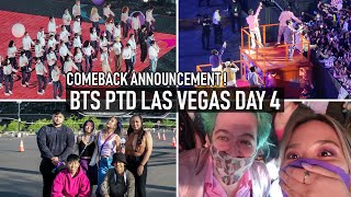 BTS PTD Las Vegas Day 4  His FIRST BTS concert Reactionfancam [upl. by Kristi374]