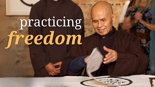 The Practice of Freedom  Teaching by Thich Nhat Hanh  mindfulness [upl. by Ahseken]