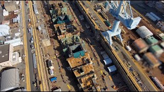 Dry Dock Improvements to Support Aircraft Carrier Construction [upl. by Arin]