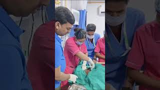 Central line procedure shortsvideo shorts viralvideo viralshorts medicalstudent [upl. by Perlis986]