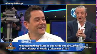 RONCERO RECREA cómo sería la MEGAFONÍA del BERNABÉU gritando el NOMBRE de MBAPPÉ [upl. by Rialcnis]