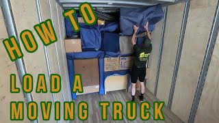 How to Properly amp Professionally Load a Truck or Trailer for Moving  Tips From Professional Movers [upl. by Nirrek]