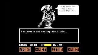 Strategy Guide Undertale Boss Battle Undyne The Undying Genocide [upl. by Roselani560]