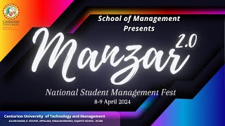 MANZAR 20 ll NATIONAL STUDENT MANAGEMENT FEST 2024 [upl. by Service]