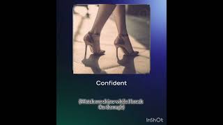 Confident 🔥✧˖° with lyrics made with AI [upl. by Aletta]