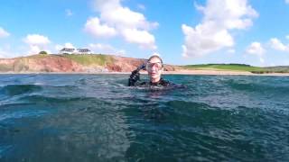 Snorkelling at Thurlestone Devon [upl. by Oilenroc]