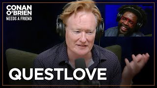 Questlove Challenged Jeff Goldblum’s Record For Longest Intro  Conan OBrien Needs A Friend [upl. by Neillij]