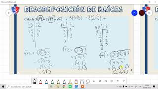 DESCOMPOSICIÓN DE RAÍCES ENÉSIMAS [upl. by Uyerta]