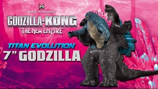 Playmates Toys Titan Evolution Godzilla Figure Trailer  Godzilla X Kong The New Empire [upl. by Ahsiekim]