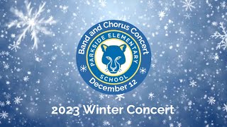 Parkside Winter Concert [upl. by Nocam]