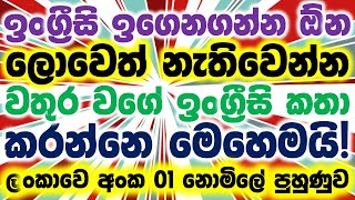 Practical English Phrases In Sinhala  Spoken English For Beginners In Sinhala  Basic English [upl. by Dahcir]