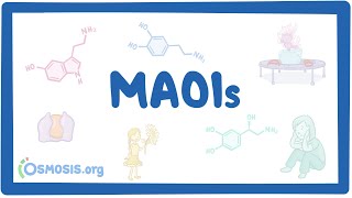 Monoamine oxidase inhibitors MAOIs pharmacology [upl. by Eizzil]