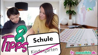 8 Tipps amp Ideen  Vom Kindergarten in die Schule  Meilenstein im Lockdown  by mamiblock [upl. by Ilysa]