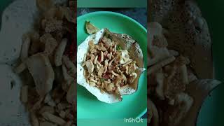 papad catori chaat food 2min  snack [upl. by Nyrhtakyram]