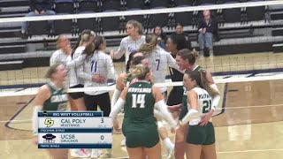 Cal Poly completes sweep over UCSB again [upl. by Nnaeiram]