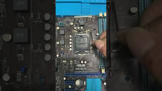 CPU installation intel Pentium G2130 shorts [upl. by Bradney143]