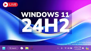 🔴 😱 Windows 11  24H2  Revisión en VIVO 😱 🔴 [upl. by Yecad]