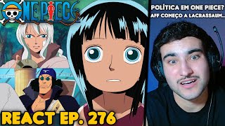 A POLÍTICA EM ONE PIECE A MÃE DA ROBIN 😔 React One Piece EP 276 [upl. by Glory]