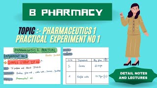 Pharmaceutics 1 Practical Experiment No 1 Simple Syrup  B PHARMACY 1st Semester ✅ 2024 free pdf 📚 [upl. by Watts]