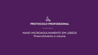 Protocolo Antiidade  Nano Microagulhamento em lábios  148 [upl. by Atiraj]