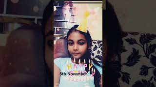 My birthday🎂 5November birthday divya divyana shortvideo yoitubeshorts short [upl. by Colston]