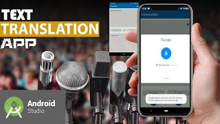 Making of Text Translation App Using Google API  Android Studio [upl. by Linnet]