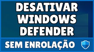 Como Desativar Windows Defender [upl. by Layod]