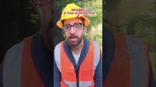 Newbie and chainsaw fails fail construction workers constructionfail workerfails adamrose [upl. by Far]