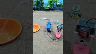 plastic bottle water ideas mini motor water pump project cow video  136 [upl. by Caasi649]