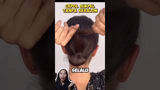 tutorial cepol cantik napitufamily cepolrambut hairstyle [upl. by Dukey]