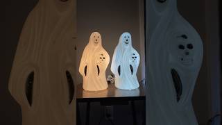 Warm light bulb vs daylight bulb ghost blow molds 💀 [upl. by Esmeralda]