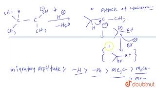 when 3methylbutan2ol is treated with HBr the following reaction takes placeGive the mechani [upl. by Sheppard]