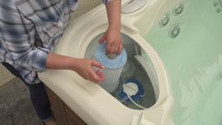 How to Clean Your Hot Spring® Hot Tub Filter [upl. by Idac837]