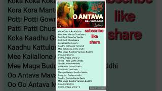 oo antava mava oo oo antava mava lyric pushpa song  allu arjun  trending song [upl. by Mikah]