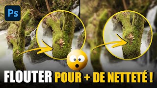 Photoshop  Flouter pour  de NETTETÉ  🤔 [upl. by Naugal]