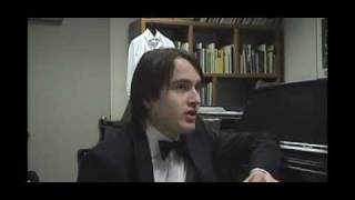 Daniil Trifonov pianist performs in Fresno California and gives an interview following his recital [upl. by Reuben238]