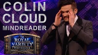 Mentalist Colin Cloud amazes at the Royal Variety Performance 2017 [upl. by Ognimod565]