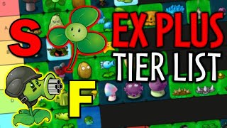 Plants vs Zombies Brutal Mode EX Plus TIER LIST [upl. by Perrin]