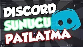 Discord herkesin yapabiliceyi sunucu patlatma botu 0 dan anlatım çok kolayhackebotdiscordherkes [upl. by Mandy]