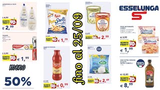 Sconti Esselunga valide fino al 25 settembre dal 30 fino al 50 italy [upl. by Haizek]