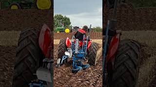 Massey Ferguson 35 at Staffordshire amp Birmingham  Stone District Ploughing Match 13th August 2023 [upl. by Ahsenre]