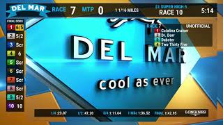 Catalina Cruiser Wins the San Diego Handicap Grade II Race 7 at Del Mar 72118 [upl. by Zenger656]