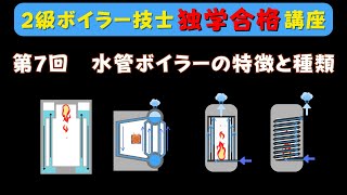 【２級ボイラー技士】第7回 水管ボイラーの特徴と種類について【独学合格講座】 [upl. by Yelrebmyk]