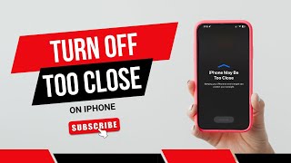 How To Turn Off iPhone May Be Too Close [upl. by Mukerji262]