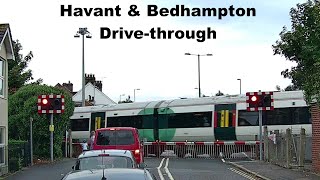 Havant amp Bedhampton including Bedhampton train station Hampshire England UK [upl. by Arbe]