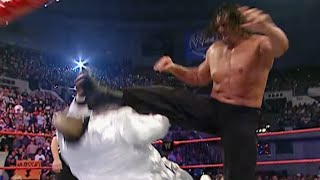 The Great Khali tosses five Superstars in an Over The Top Rope Challenge Raw Jan 22 2007 [upl. by Winny]