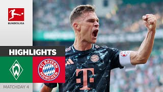 The Return of Prime Bayern  Werder Bremen  Bayern München 05  Highlights  Matchday 4 [upl. by Munmro]