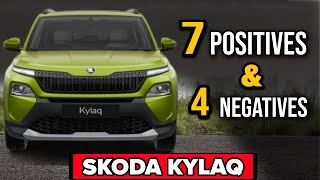 Newly Launched Skoda Kylaq Pros amp Cons ।। 7 Positives amp 4 Negatives Of Skoda Kylaq । [upl. by Herwin511]